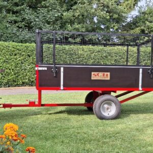 Kieptrailer met gazen opzetwanden