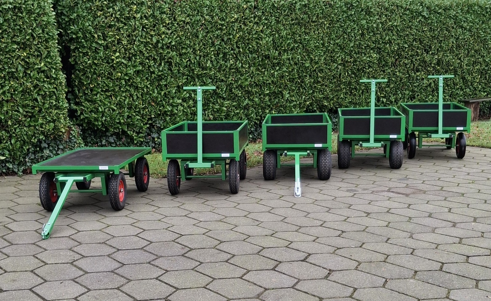 Plateauwagen bolderkar JT150W - Afbeelding 5