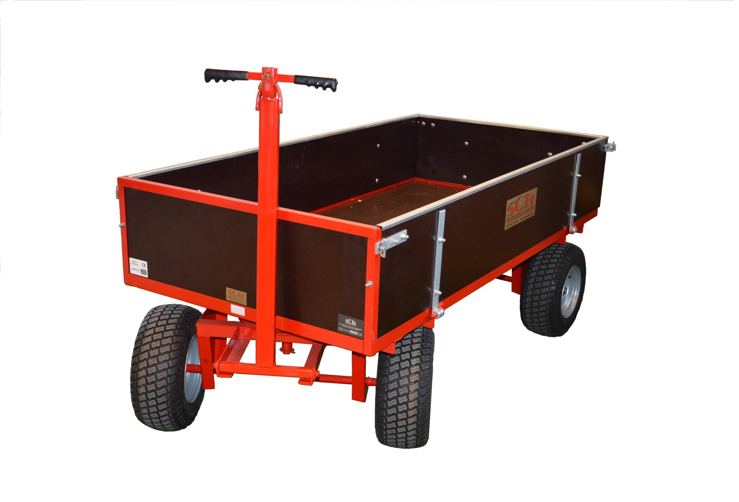 transportkar trailer zitmaaier