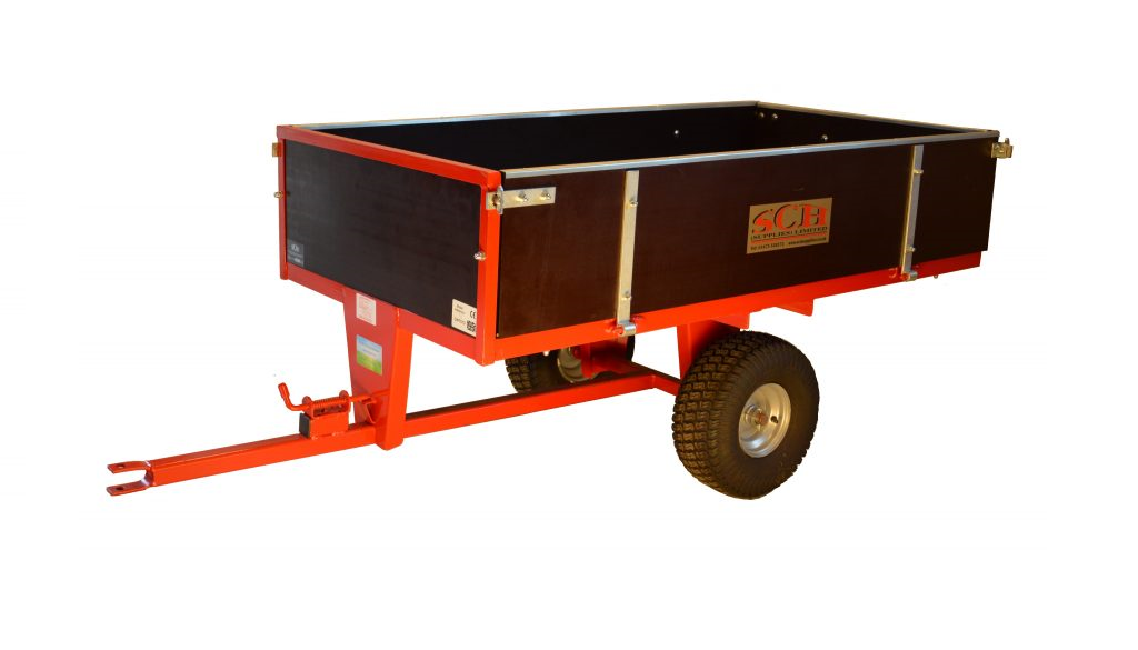 Kieptrailer zitmaaier