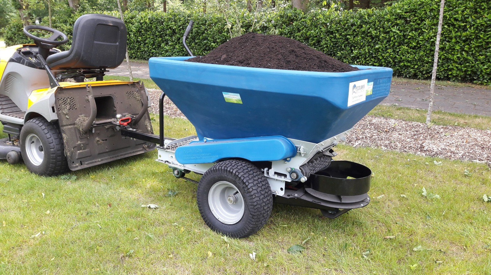 Compoststrooier zitmaaier
